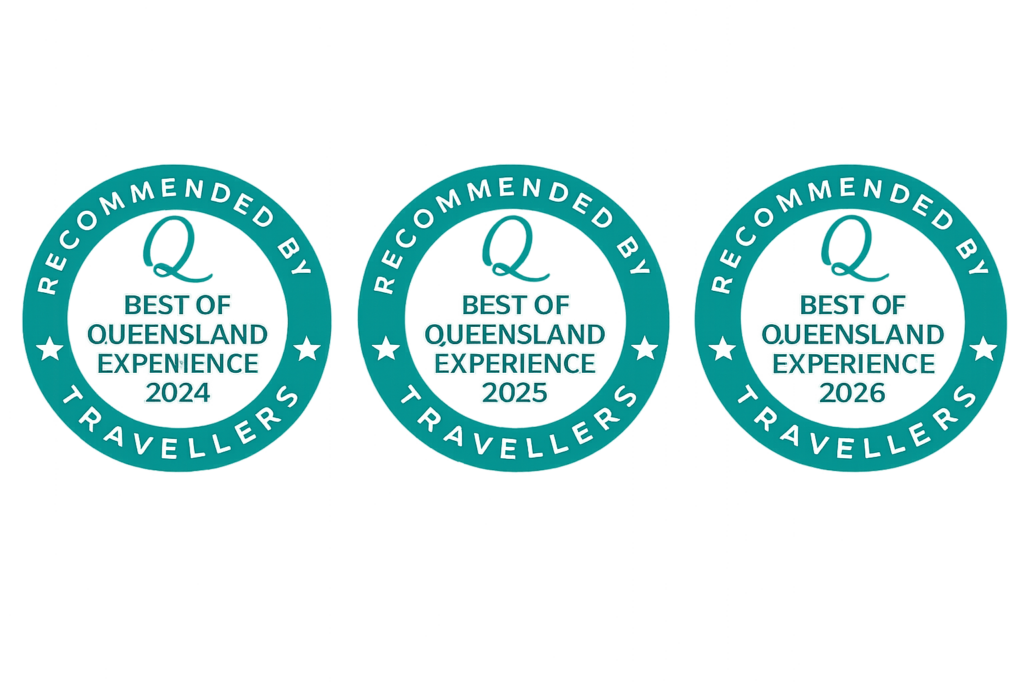 QLD Tourism Award Winner 3 Years in a Row